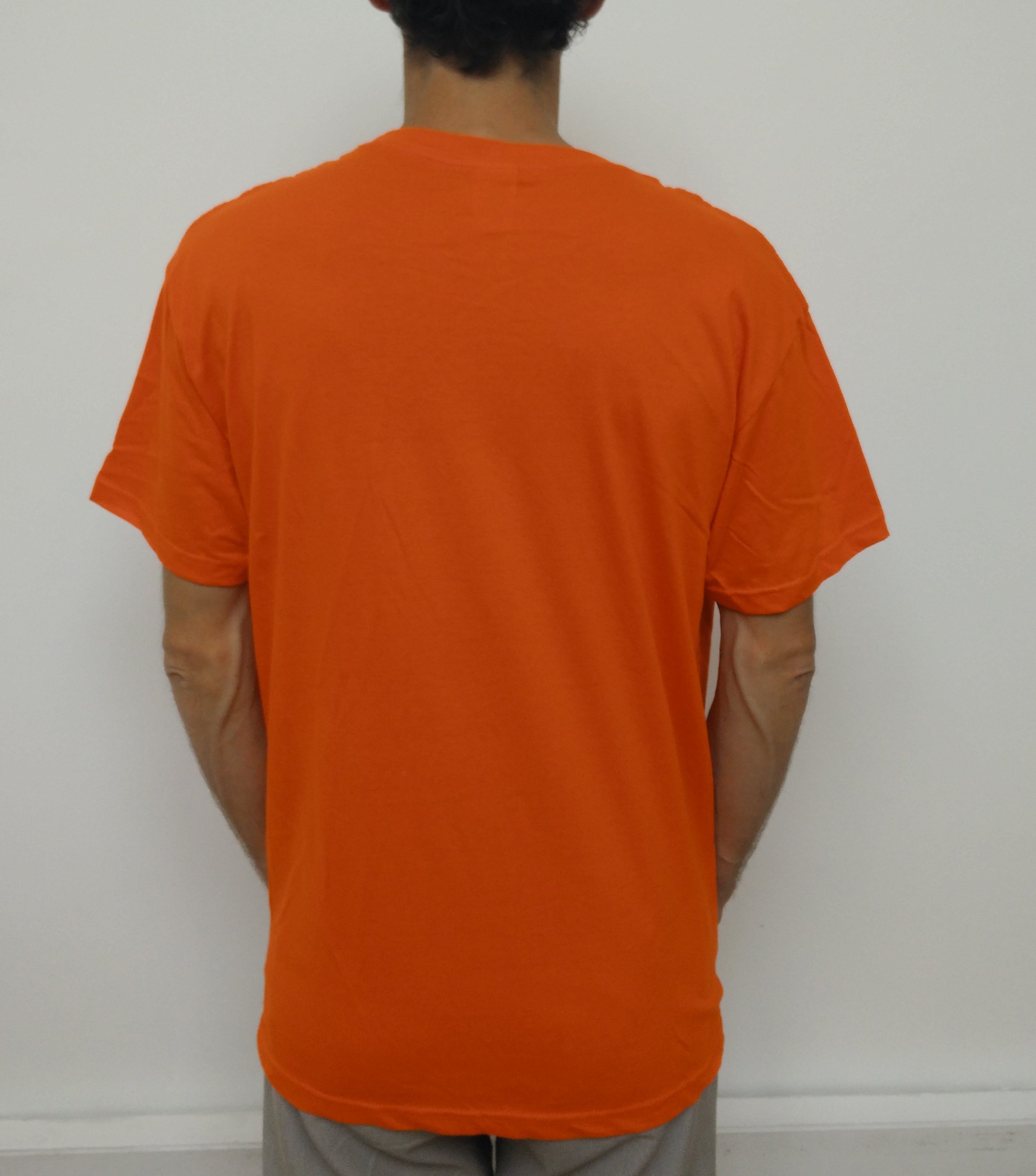 t-shirt orange dos ordissimo