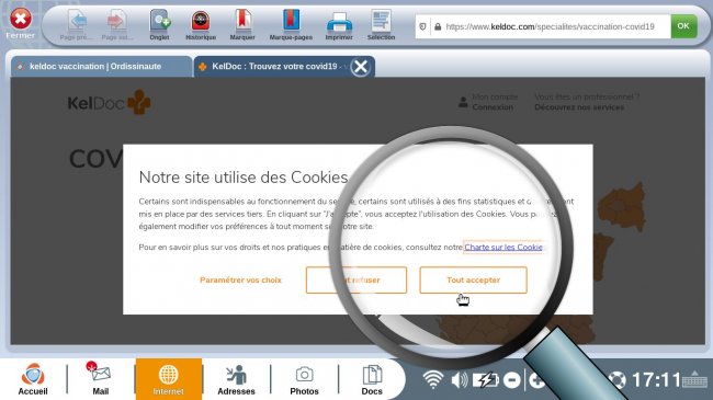 accepter le cookies