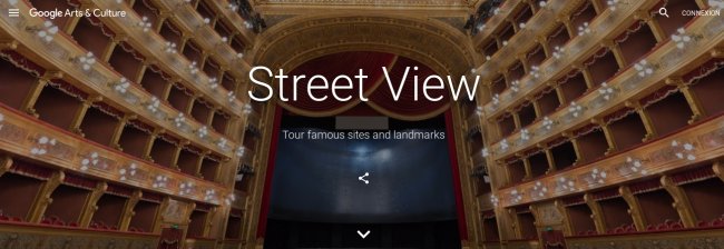 le menu des street view
