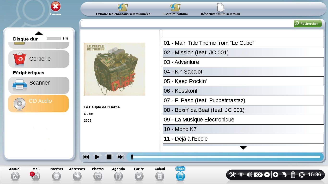 Copier et écouter vos CD-audio sur Ordissimo - Fiches pratiques