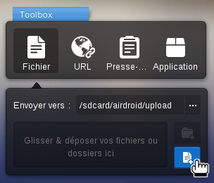 toolbox fichiers clic fichiers plus