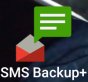 ouvrir l'application SMS backup +