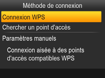 Connexion WPS