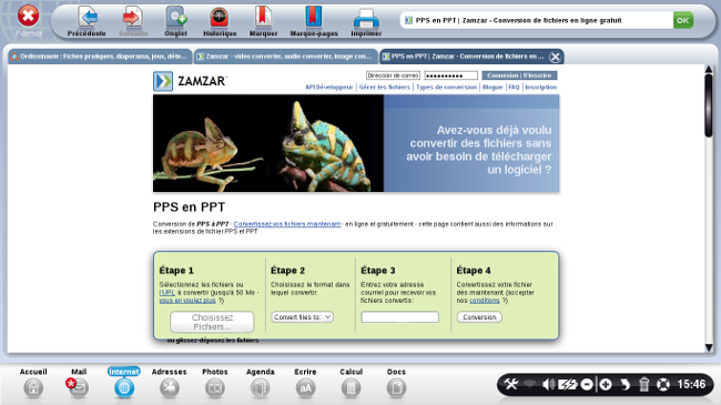 Le site Zamzar
