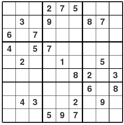 niveau sudoku difficile