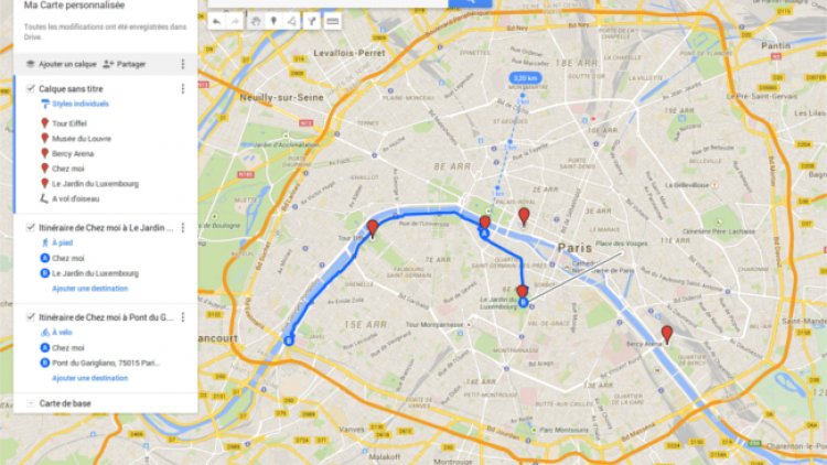 vignette carte personnalisée avec Google Maps