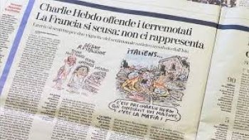 La dernière Une du journal satirique français Charlie Hebdo n'est pas du goût des autorités italiennes. Son dessin sur le tremblement de terre d'Amatrice a provoqué la colère de l'Italie qui a réagit aussitôt afin d'exiger de l'hebdomadaire des excuses.
